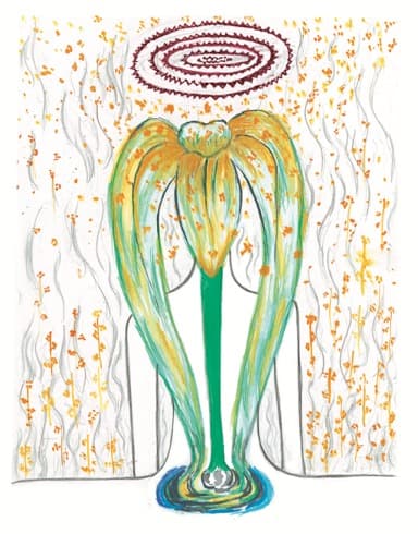 Light radiating through the subtle body