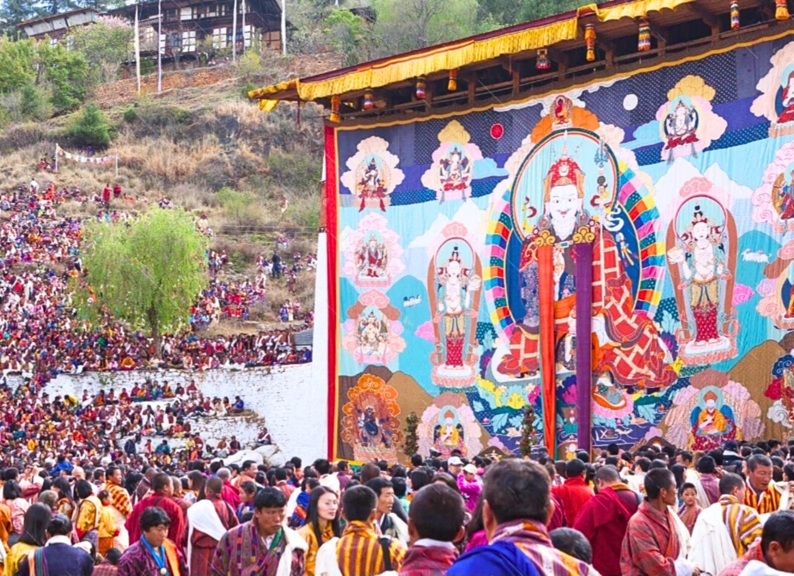 Light emitting through the body representing the Thongdrol transmission